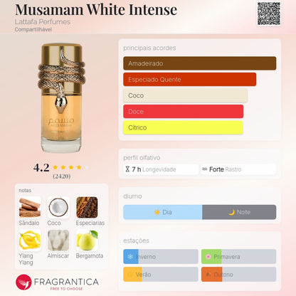 (Decant) Lattafa - Musamam White Intense