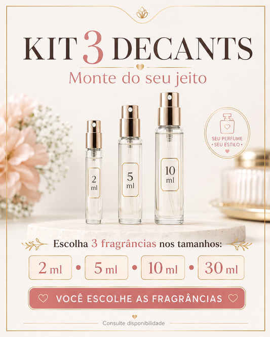 KIT 3 DECANTES